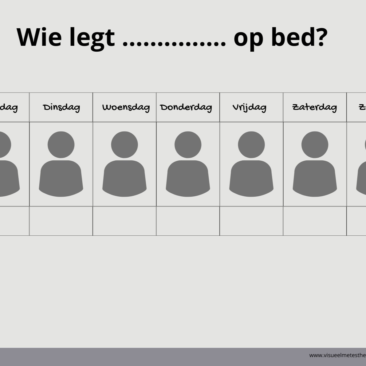 ga naar kennisplaat wie legt mij op bed