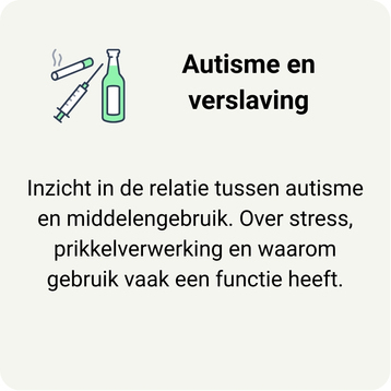 tegel naar de pagina autisme en verslaving