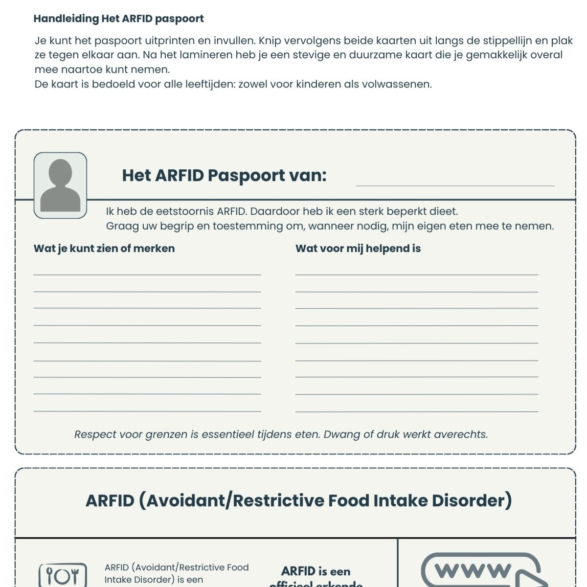 ga naar kennisplaat ARFID paspoort