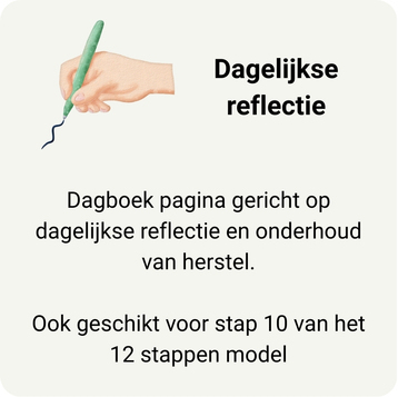 Tegel met de link naar dagelijkse reflectie