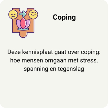 Tegel naar de pagina coping