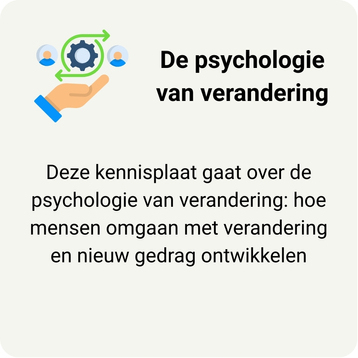 Tegel naar de pagina met de psychologie van verandering