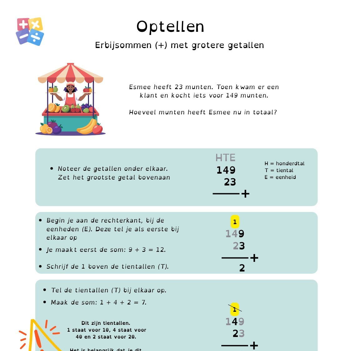 ga nar kennisplaat optellen