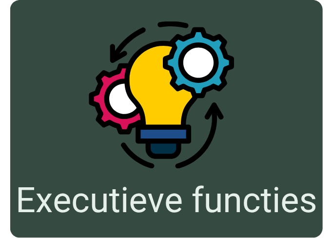 lampje met tandwielen, link naar executieve functies