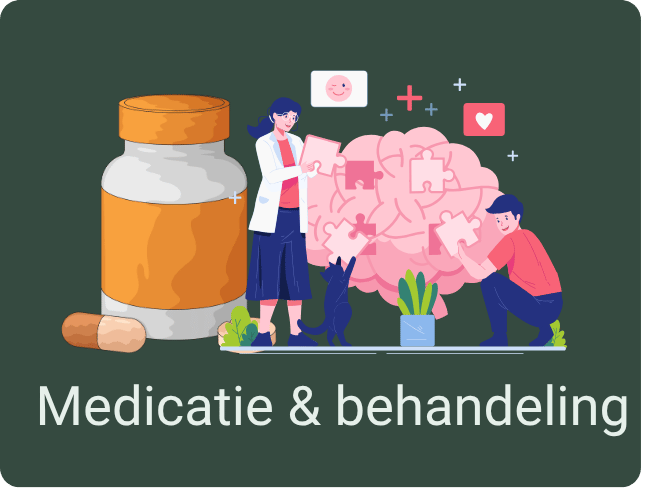 medicatie en repatie van de hersenen - link naar medicatie en behaneling