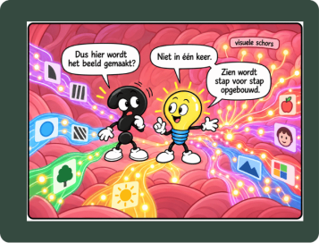 visuele schors