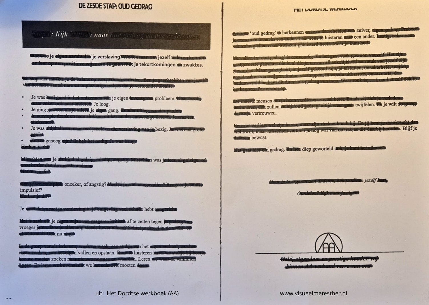 stiftgedicht stap één AA