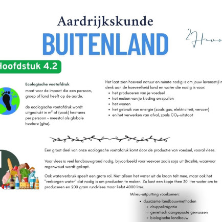 ecologische voetafdruk