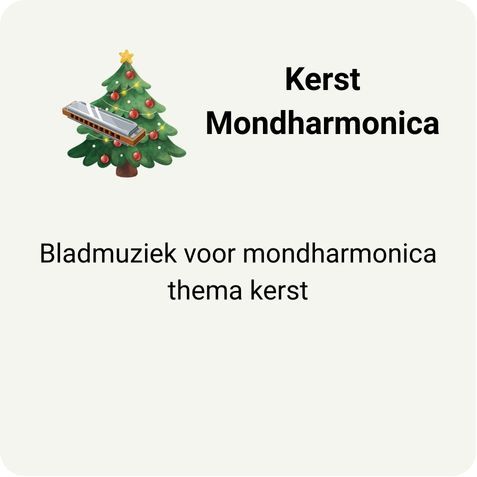 Tegel naar de pagina Mondharmonica Kerst