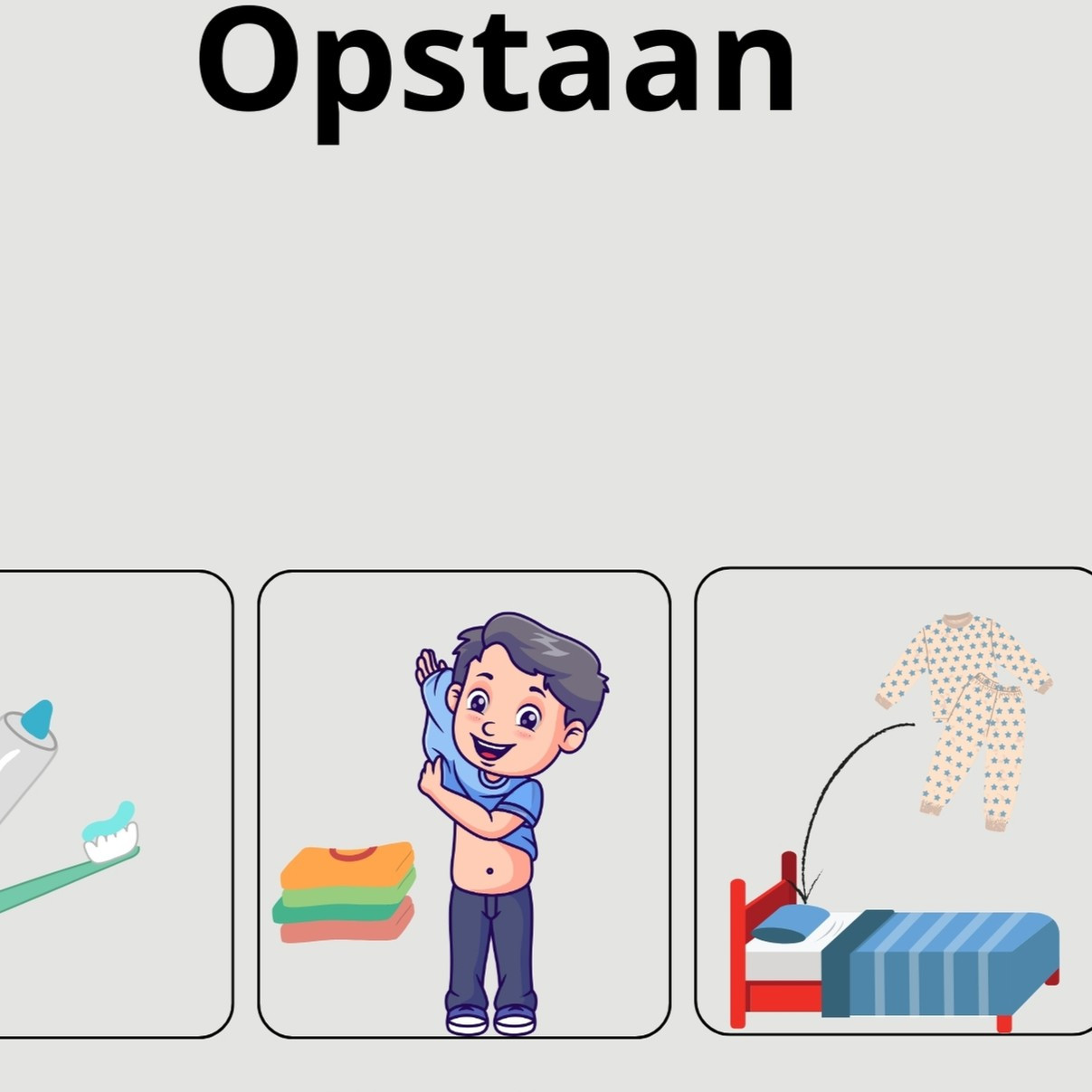 ga naar kennisplaat opstaan