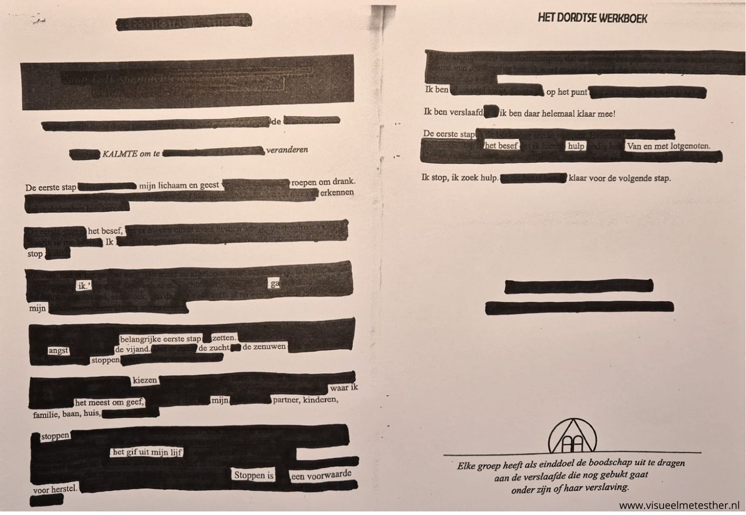 stiftgedicht stap één AA