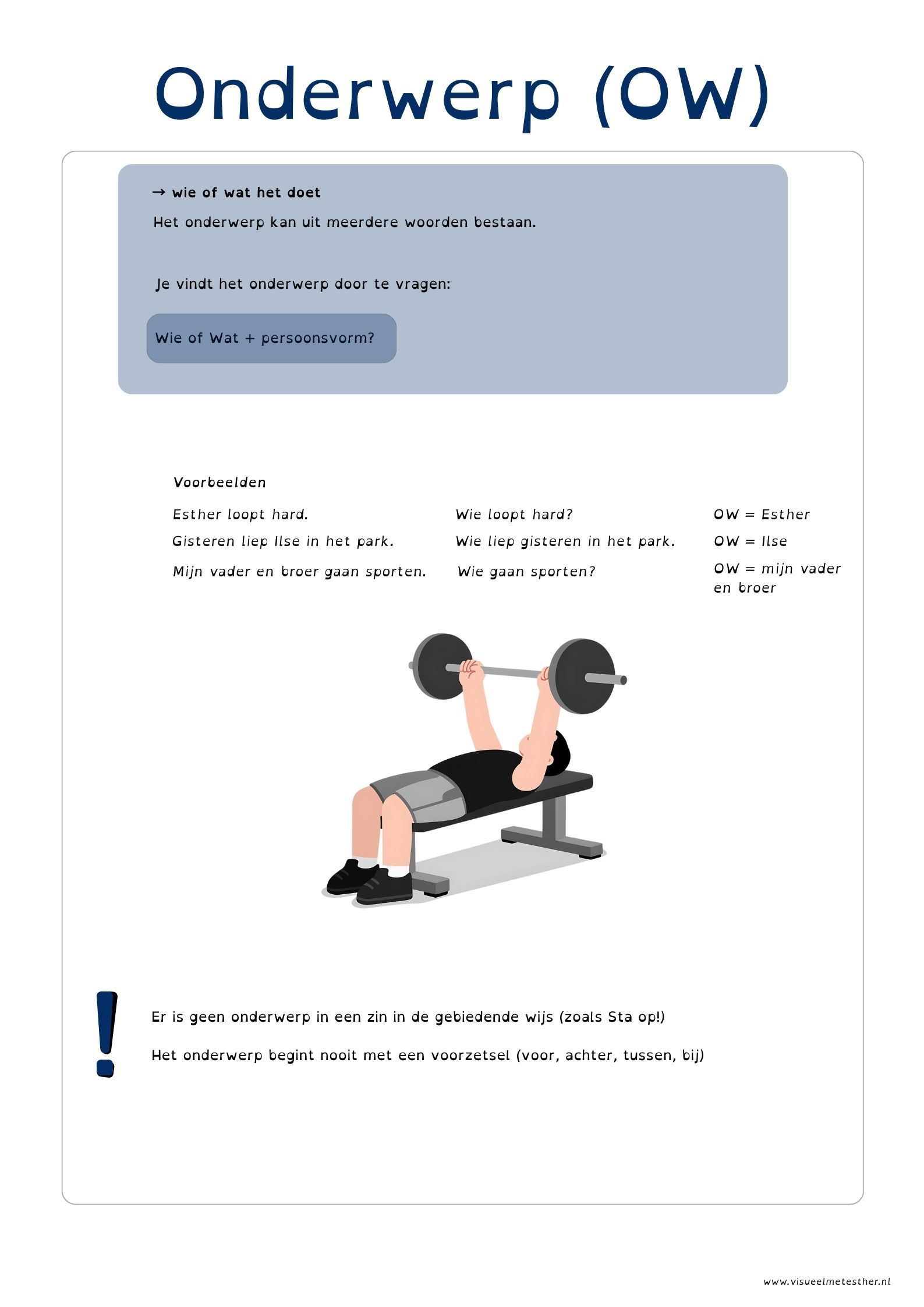 Kennisplaat De persoonsvorm