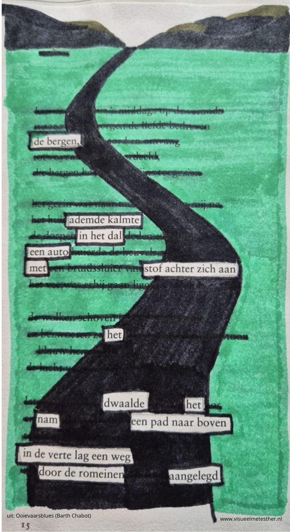 stiftgedicht kalmte in het dal