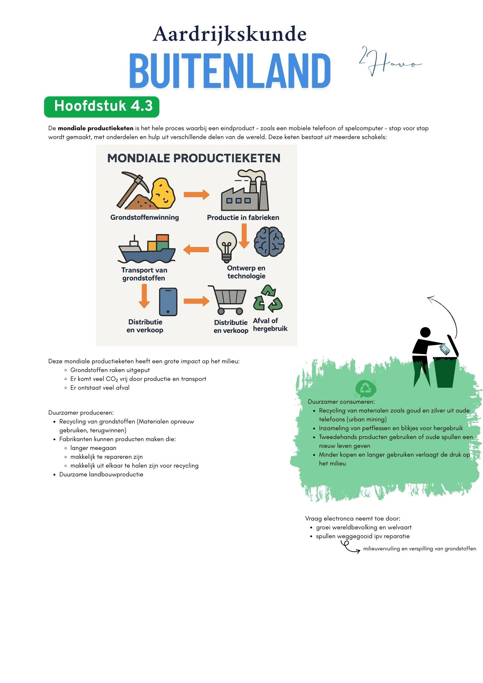 Kennisplaat klimaatopwarming en fossiele brandstoffen aardrijkskunde havo 2 met uitleg over broeikaseffect, CO₂-uitstoot en duurzame energie oplossingen.
