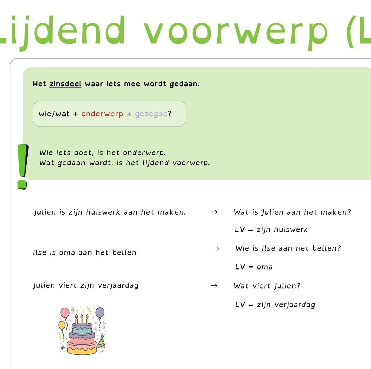 ga naar lijdend voorwerp