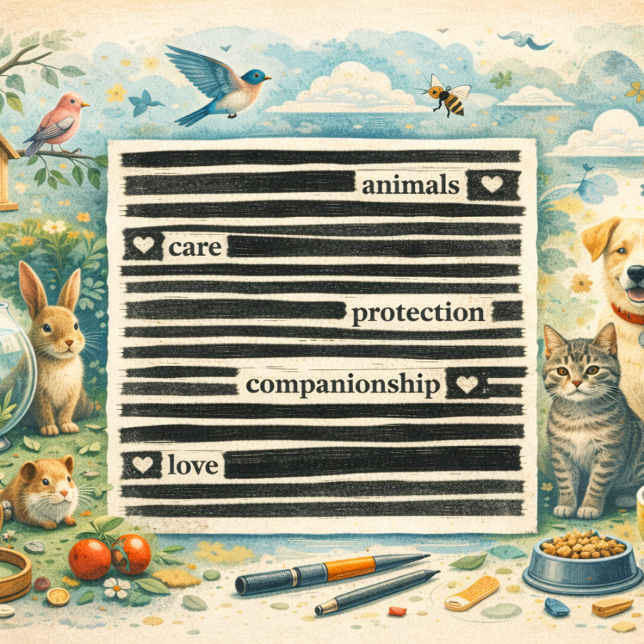 Link naar stiftgedichten over dieren