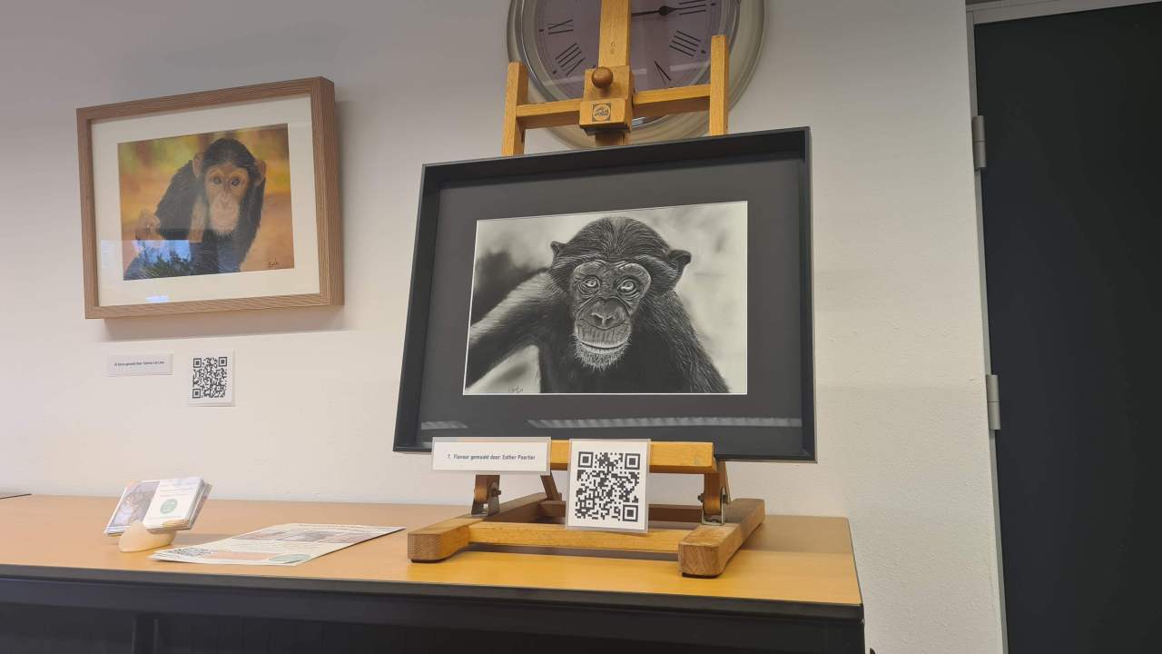 pasteltekning van aa flavour Go Ape