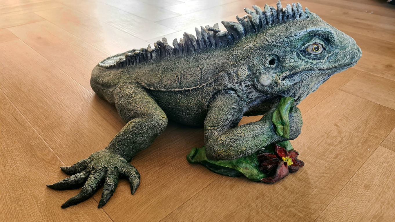 Beeld van een peer afgekloven