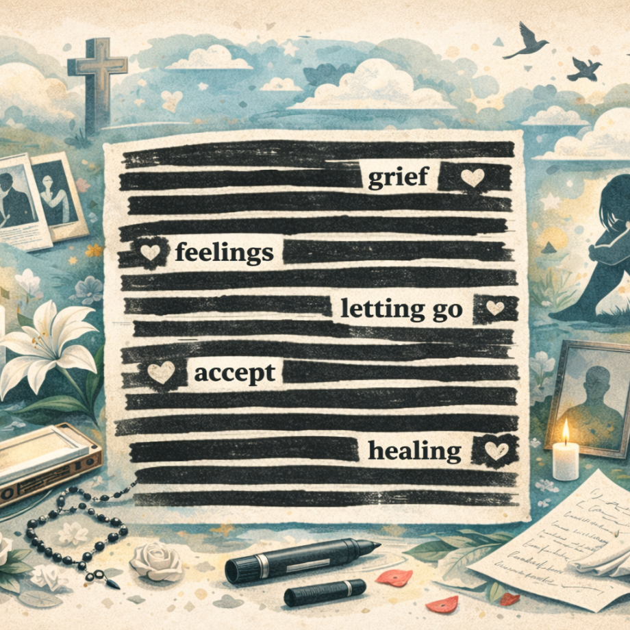 afbeelding van afscheid en verlis