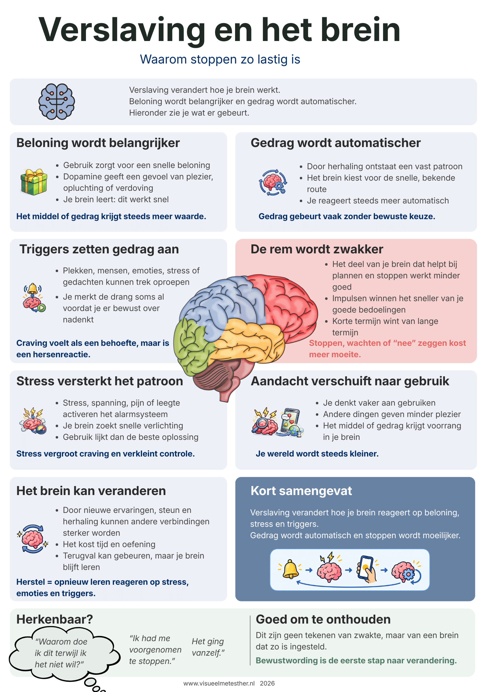 kennisplaat over verslaving en je brein