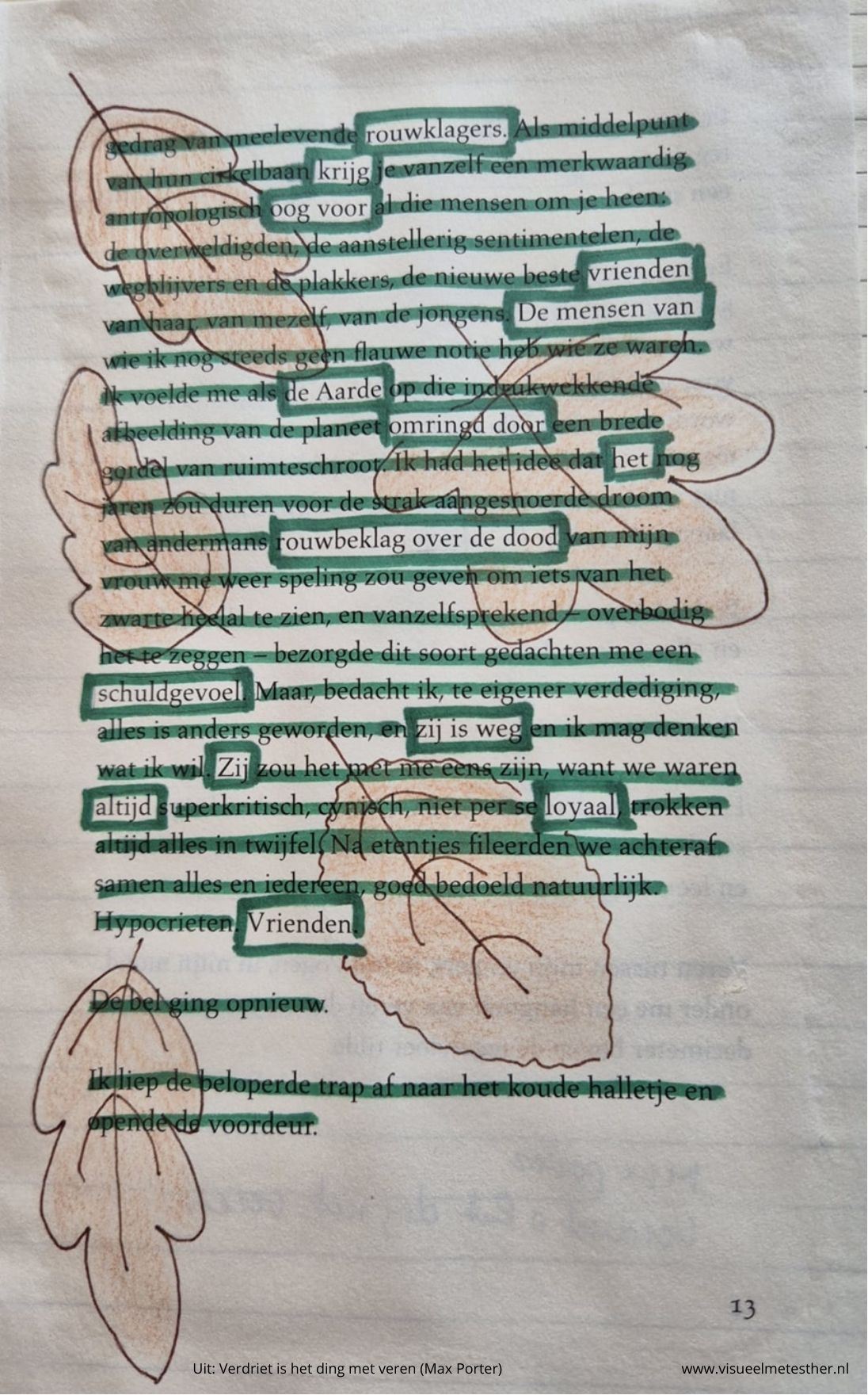 stiftgedicht Ogen voor vrienden