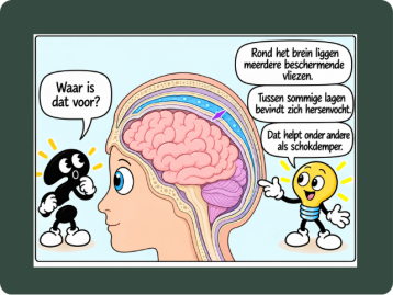 de hersenvliezen