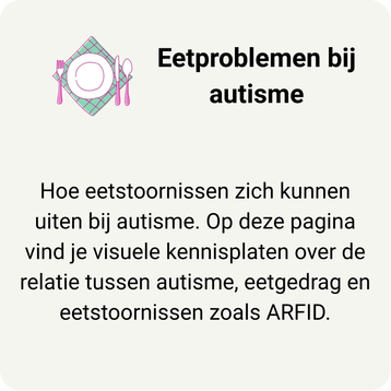 Tegel naar de pagina eetproblemen bij autisme