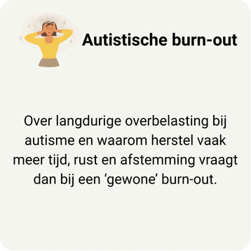 Tegel naar de pagina autistische burn-out