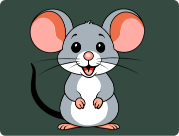 Patroon breien pluis de muis